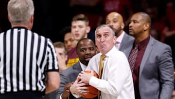 TUCSON, AZ - DECEMBER 30: Head coach Bobby Hurley of the Arizona State Sun Devils reacts after a foul call during the second half of the college basketball game against the Arizona Wildcats at McKale Center on December 30, 2017 in Tucson, Arizona. (Photo by Chris Coduto/Getty Images)