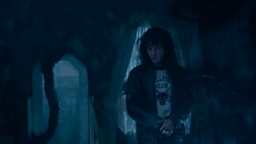 STRANGER THINGS. Joseph Quinn as Eddie Munson in STRANGER THINGS. Cr. Tina Rowden/Netflix © 2022