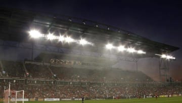 Aug 3, 2016; Toronto, Ontario, CAN; A general view of BMO Field. Toronto FC defeat Real Salt Lake 1-0. Mandatory Credit: John E. Sokolowski-USA TODAY Sports