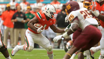 MIAMI GARDENS, FL - SEPTEMBER 02: Mark Walton