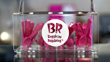 Baskin-Robbins 'Moments' ice cream store, located in 3317 Chambers Road in Horseheads, celebrated its grand opening on Friday. This is the first Baskin-Robbins store of its kind in New York State. July 12, 2019.Baskin Robbins Kc10
