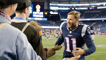 FOXBORO, MA - AUGUST 10: Julian Edelman