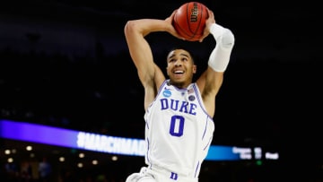 Duke basketball forward Jayson Tatum (Photo by Gregory Shamus/Getty Images)