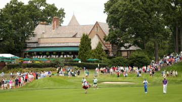 PARAMUS, NJ - AUGUST 23: Rory McIlroy of Northern Ireland walks on the first hole during the third round of The Barclays at The Ridgewood Country Club on August 23, 2014 in Paramus, New Jersey. (Photo by Darren Carroll/Getty Images)