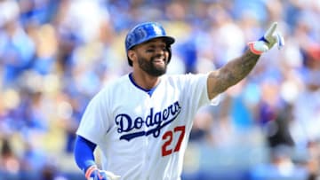 LOS ANGELES, CA - SEPTEMBER 28: Matt Kemp (Photo by Victor Decolongon/Getty Images)