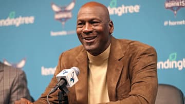 Charlotte Hornets Michael Jordan. (Photo by Kent Smith/NBAE via Getty Images)
