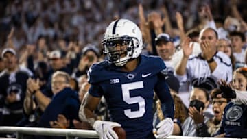 Jahan Dotson #5 of the Penn State Nittany Lions (Photo by Scott Taetsch/Getty Images)