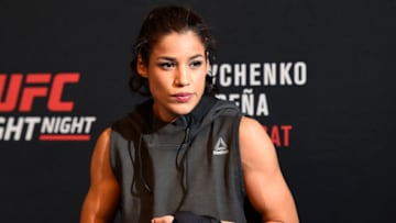 DENVER, CO - JANUARY 26: Julianna Pena holds an open workout for fans and media at the EXDO Event Center on January 26, 2017 in Denver, Colorado. (Photo by Josh Hedges/Zuffa LLC/Zuffa LLC via Getty Images)
