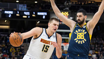 Goga Bitadze, Nikola Jokic - Credit: Trevor Ruszkowski-USA TODAY Sports