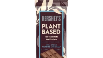 New Hershey’s Plant Based candy, Hershey's Plant Based with Almonds and Sea Salt, photo provided by Hershey's