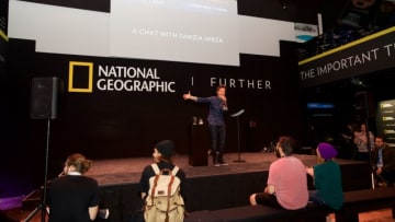 AUSTIN, TX - MARCH 14: Fawzia Mirza speaks onstage at the National Geographic Presents "Nat Geo Further Base Camp" At SXSW 2017-Day 4 on March 14, 2017 in Austin, Texas. (Photo by Earl Gibson III/Getty Images for National Geographic)