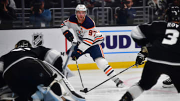 Edmonton Oilers forward Connor McDavid, #97. Mandatory Credit: Gary A. Vasquez-USA TODAY Sports