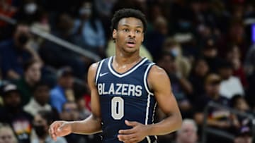 Duke basketball recruiting target Bronny James (Joe Camporeale-USA TODAY Sports)