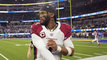 Arizona quarterback Kyler Murray warms up before an NFC wild-card game in January.Syndication Arizona Republic