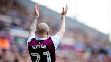 BIRMINGHAM, ENGLAND - APRIL 15: Alan Hutton of Aston Villa during the Sky Bet Championship match between Aston Villa and Reading at Villa Park on April 15, 2017 in Birmingham, England. (Photo by Neville Williams/Aston Villa FC via Getty Images)
