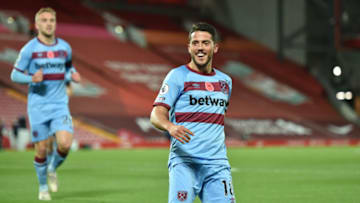 Pablo Fornals of West Ham United. (Photo by Peter Powell - Pool/Getty Images)