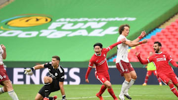Liverpool, Takumi Minamino (Photo by JUSTIN TALLIS/POOL/AFP via Getty Images)