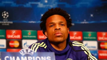 PARIS, FRANCE - FEBRUARY 16: Loic Remy of Chelsea attends a Chelsea press conference ahead of the UEFA Champions League round of 16 match against Paris Saint-Germain at Parc des Princes on February 16, 2015 in Paris, France. (Photo by Clive Rose/Getty Images)