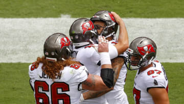 Mike Evans, Tampa Bay Buccaneers, Tom Brady, (Photo by Mike Ehrmann/Getty Images)