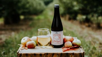 Virtue Cider Bottled Small-Batch Cider. Image Courtesy Virtue Cider