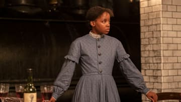 The Underground RailroadCredit: Kyle KaplanCopyright: Amazon StudiosDescription: Pictured: Thuso Mbedu (Cora Randall)