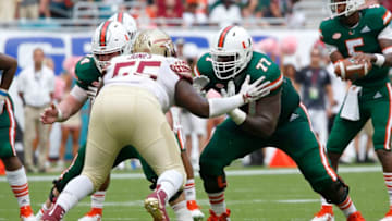 Florida State Seminoles, Miami Hurricanes. (Photo by Joel Auerbach/Getty Images)