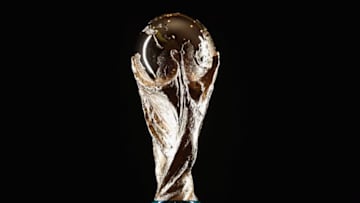 ZURICH, SWITZERLAND - JANUARY 10: The FIFA World Cup Trophy prior to the FIFA Ballon d'Or Gala 2015 at the Park Hyatt hotel on January 10, 2016 in Zurich, Switzerland. (Photo by Alexander Hassenstein - FIFA/FIFA via Getty Images)