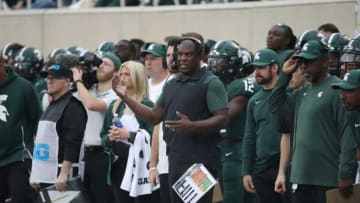 Michigan State coach Mel Tucker on the sidelines during the first half on Saturday, Sept. 24, 2022, in East Lansing.Msu 092422 Kd 1991