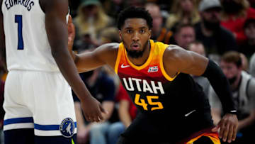 Utah Jazz guard Donovan Mitchell (Ron Chenoy-USA TODAY Sports)