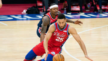 Ben Simmons, Bradley Beal, Chicago Bulls Mandatory Credit: Bill Streicher-USA TODAY Sports