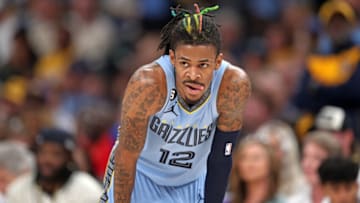 Ja Morant #12 of the Memphis Grizzlies (Photo by Justin Ford/Getty Images)