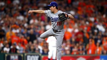HOUSTON, TX - OCTOBER 27: Kenta Maeda (Photo by Ezra Shaw/Getty Images)