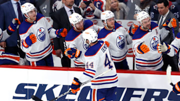 Oct 1, 2022; Winnipeg, Manitoba, CAN; Jason Demers. Mandatory Credit: James Carey Lauder-USA TODAY Sports