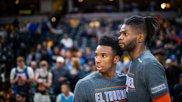OKC Thunder: Hamidou Diallo #6 and Nerlens Noel #3 of the Oklahoma City Thunder (Photo by Zach Beeker/NBAE via Getty Images)
