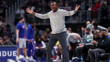 Head coach Dwane Casey of the Detroit Pistons (Photo by Mike Mulholland/Getty Images)