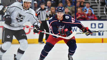 COLUMBUS, OH - OCTOBER 21: Lukas Sedlak