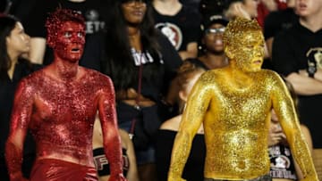 TALLAHASSEE, FL - SEPTEMBER 03: Florida State Seminoles fans react in the second half of the game against the Virginia Tech Hokies at Doak Campbell Stadium on September 3, 2018 in Tallahassee, Florida. Virginia Tech won 24-3. (Photo by Joe Robbins/Getty Images)