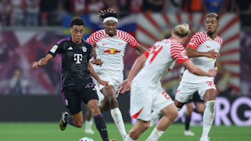 Bayern Munich midfielder Jamal Musiala shone against RB Leipzig on Saturday. (Photo by RONNY HARTMANN/AFP via Getty Images)