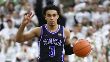 Duke basketball sophomore point guard Tre Jones (Photo by Gregory Shamus/Getty Images)