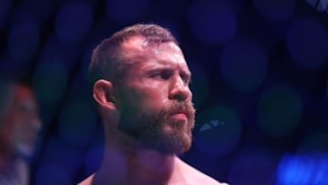 January 18, 2020; Las Vegas, Nevada, USA; Donald Cerrone is introduced before fighting Conor McGregor during UFC 246 at T-Mobile Arena. Mandatory Credit: Mark J. Rebilas-USA TODAY Sports