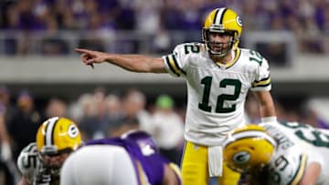 MINNEAPOLIS, MN - SEPTEMBER 18: Aaron Rodgers