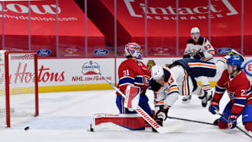 Apr 5, 2021; Montreal, Quebec, CAN; Montreal Canadiens goalie Carey Price Mandatory Credit: Eric Bolte-USA TODAY Sports