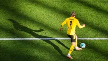 Erling Haaland (Photo by WOLFGANG RATTAY/POOL/AFP via Getty Images)