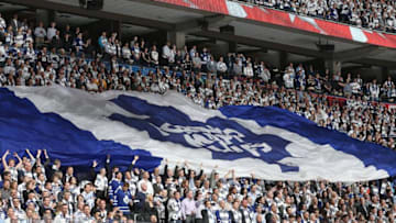 TORONTO, CANADA - MAY 6: Fans pass the Leaf flag during the national anthems prior to a game between the Boston Bruins and the Toronto Maple Leafs in Game Three of the Eastern Conference Quarterfinals during the 2013 NHL Stanley Cup Playoffs on May 6, 2013 at the Air Canada Centre in Toronto, Ontario, Canada. The Bruins defeated the Maple Leafs 5-2 to take a 2-1 series lead. (Photo by Claus Andersen/Getty Images)
