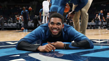 Karl-Anthony Towns OKC Thunder (Photo by Jordan Johnson/NBAE via Getty Images)