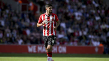 SOUTHAMPTON, ENGLAND - SEPTEMBER 26: Armando Broja of Southampton during the Premier League match between Southampton and Wolverhampton Wanderers at St Mary's Stadium on September 26, 2021 in Southampton, England. (Photo by Robin Jones/Getty Images)
