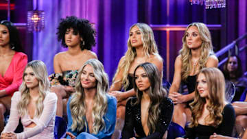 THE BACHELOR - "The Bachelor: The Women Tell All" - Peter's dramatic and emotional journey is about to come to an end. But first, he must come to grips with Madison turning away from the strong relationship they have developed until the fantasy suites. Will Madison even show up to the rose ceremony? And then it's a sensational and shocking "The Bachelor: The Women Tell All," MONDAY, MARCH 2 (8:00-10:00 p.m. EST), on ABC. (ABC/Kelsey McNeal)MYKENNA, ALEXA, VICTORIA P., KYLIE, SYDNEY, SARAH, LEXI