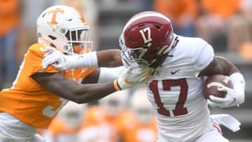 Jaylen Waddle, Alabama Crimson Tide. (Mandatory Credit: Caitie McMekin-USA TODAY NETWORK)