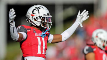Cincinnati Bearcats cornerback Sammy Anderson during game against the South Florida Bulls at Nippert Stadium. USA Today.