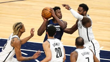 Anthony Edwards of the Minnesota Timberwolves. (Photo by David Berding/Getty Images)